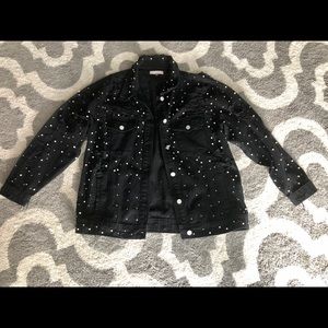 Carli Bybel x missguided Jean jacket